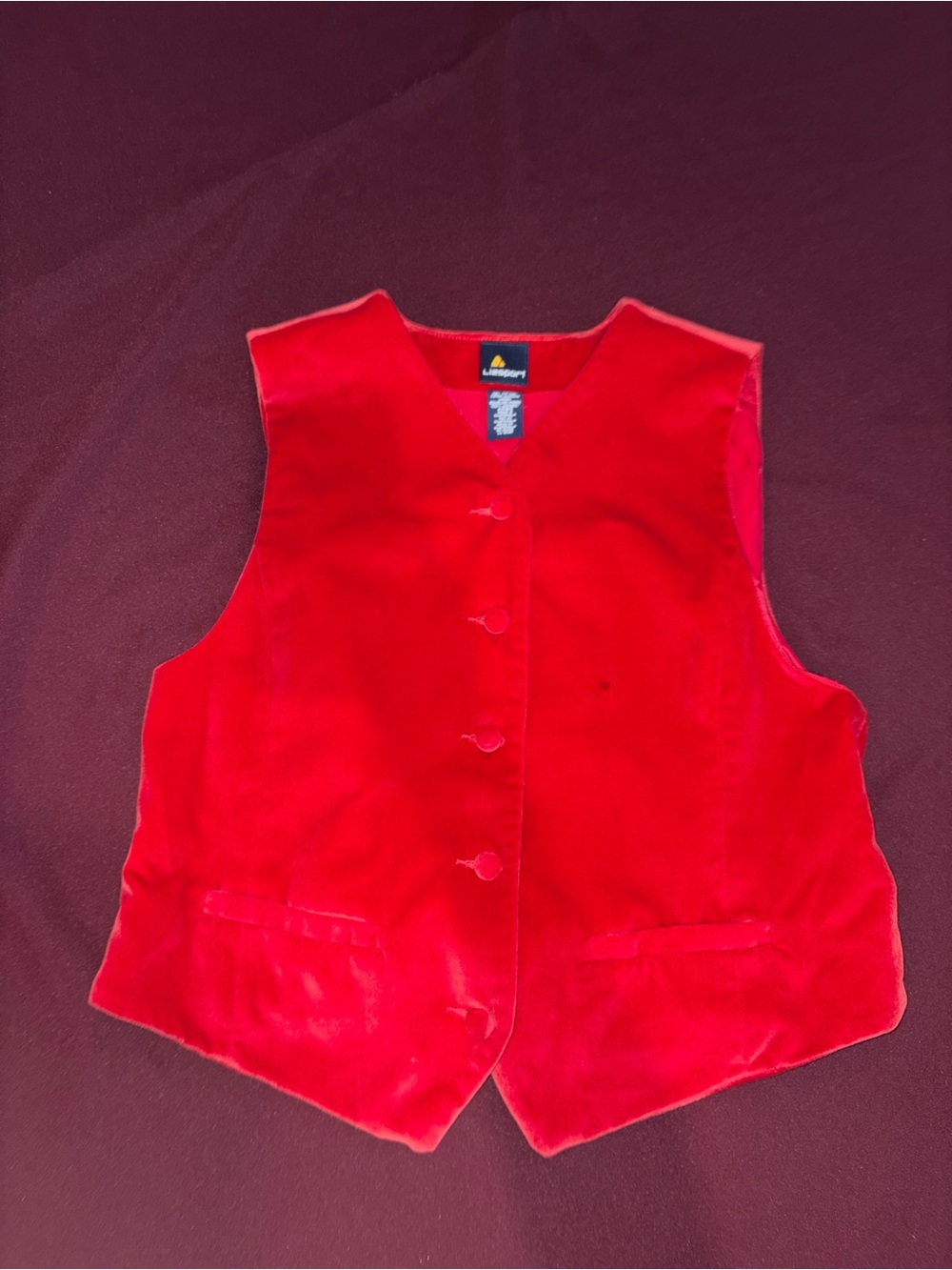 Lizsport Bright Red Vest